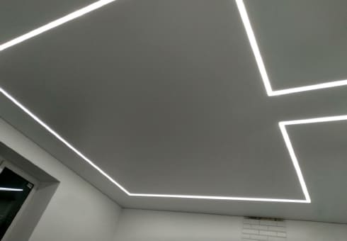 Купить бесщелевой натяжной потолок
